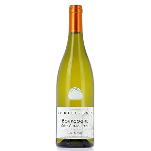 Wino białe wytrawne AOP Bourgogne Chardonnay alk. 13% obj.   Chatel-Buis 750 ml