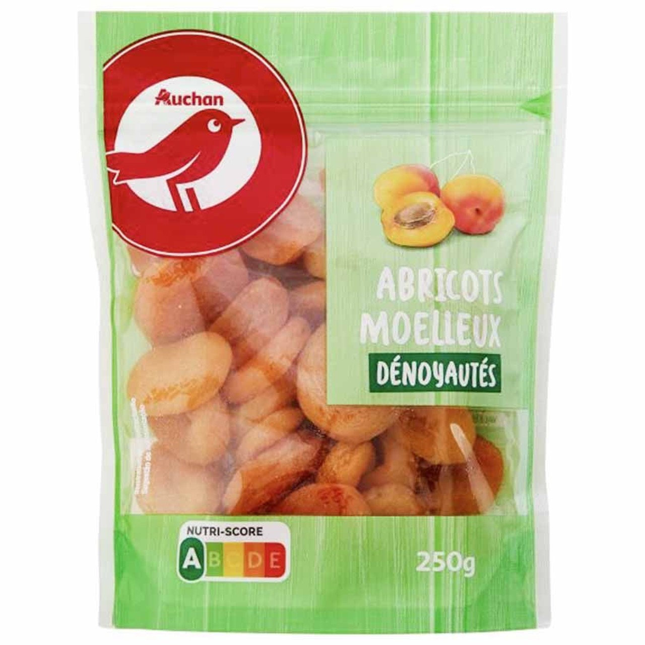 Morele suszone bez pestek Auchan 250 g
