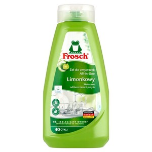 Żel do zmywarek All-in-One Limonkowy Frosch 650 ml