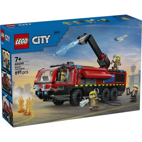 City Lotniskowy wóz strażacki 60499, zestaw konstrukcyjny z ciężarówką LEGO 1 sztuka