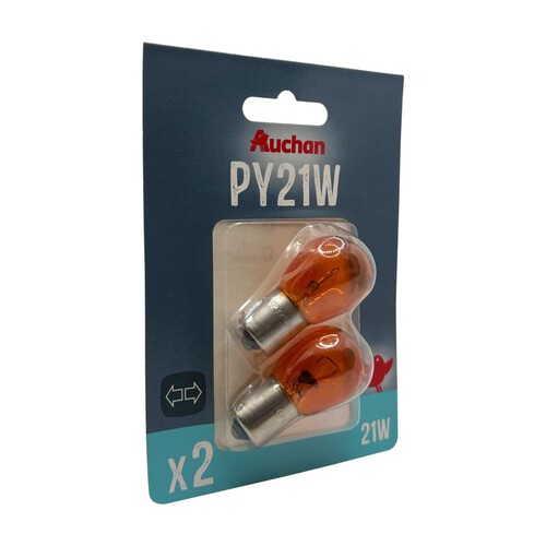 Żarówki samochodowe PY21W 12V Auchan 1 sztuka