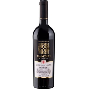 Wino gruzińskie czerwone wytrawne Saperavi alk. 13,0% obj. Gamziri 750 ml