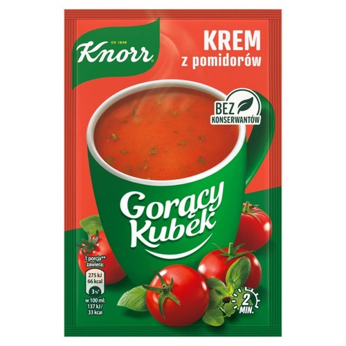 Gorący kubek krem z pomidorów Knorr 19 g