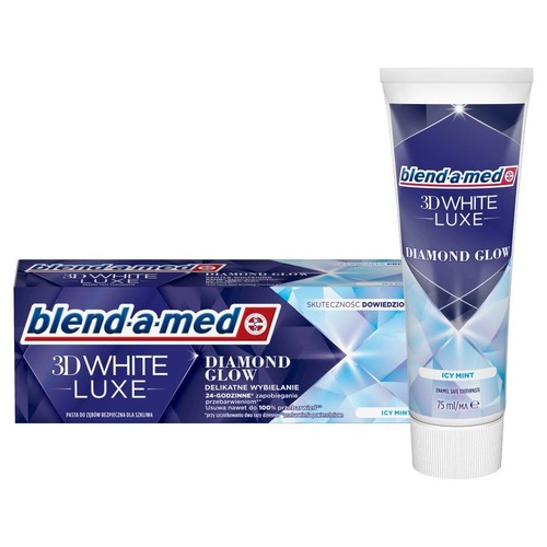 Pasta do zębów 3D White Luxe Diamond Glow    blend-a-med 75 ml