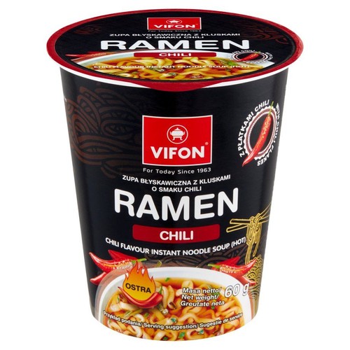Zupa błyskawiczna z kluskami o smaku chili  Vifon 60 g