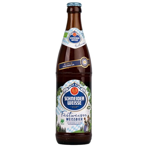 Piwo niemieckie pszeniczne Weisse Festweisse alk. 6,2% obj. Schneider Weisse  500 ml