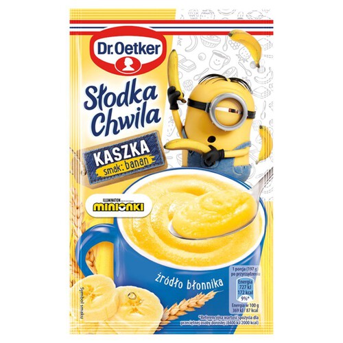 Kaszka o smaku bananowym Słodka chwila Dr.Oetker 47 g