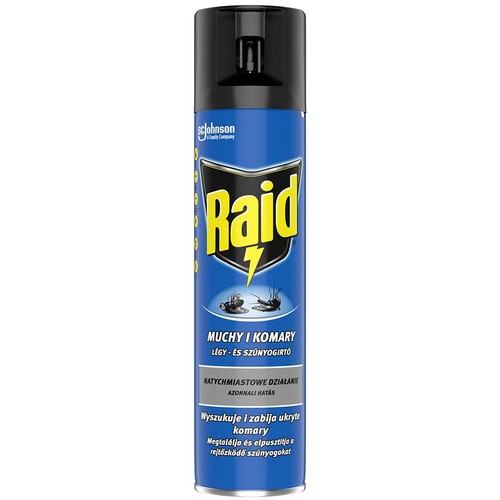 Aerozol na muchy i komary Raid 400 ml