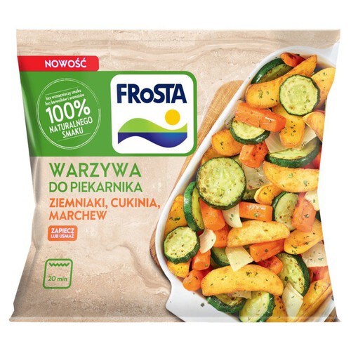 Warzywa do piekarnika ziemniaki, cukinia, marchew FRoSTA 400 g