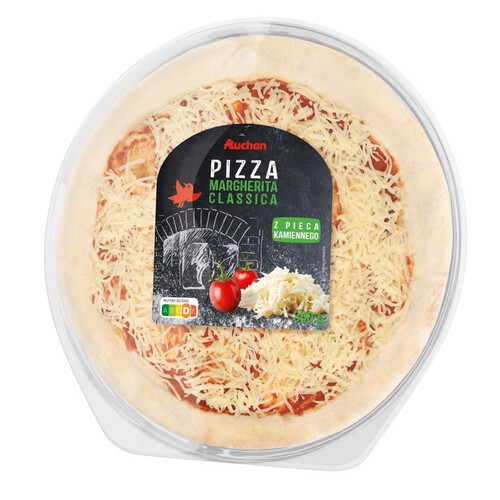 Pizza Margherita             Auchan 380 g