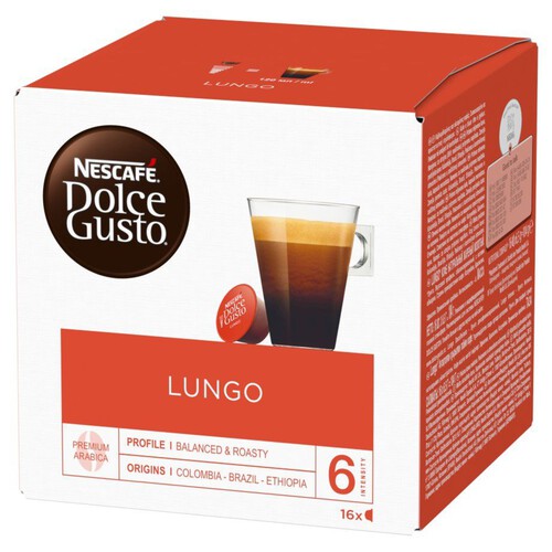 Kawa Dolce Gusto Lungo Nescafé 16 kapsułek