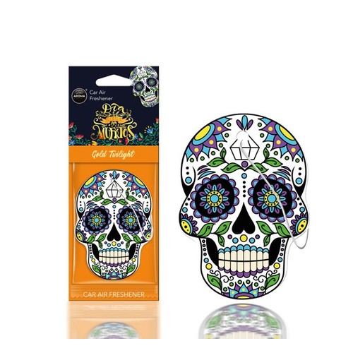 Zapach do samochodu Car Cellulose Muertos Gold Tattoo Aroma 1 sztuka
