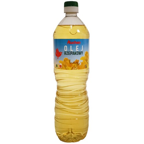 Rafinowany olej rzepakowy Auchan 1 l