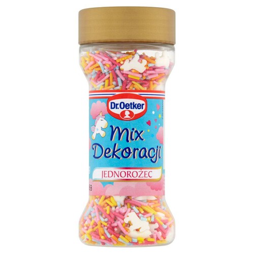 Mix dekoracji Jednorożec   Dr.Oetker 52 g