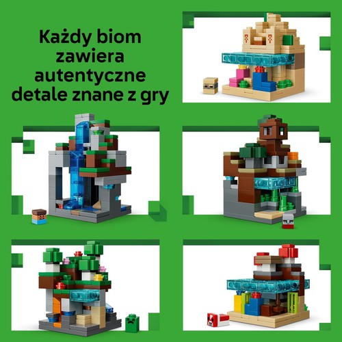 Zestaw konstrukcyjny Minecraft® Minibiomy 21589 LEGO 1 sztuka