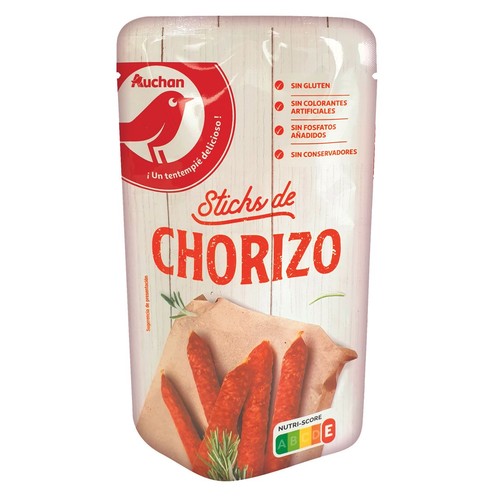 Mini kiełbaski Chorizo dojrzewające Auchan 50 g