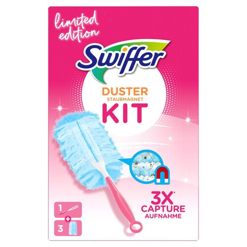 Miotełka do kurzu + 3 wkłady Swiffer zestaw