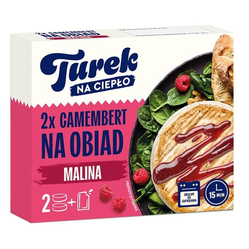 Camembert na ciepło z sosem malinowym Turek 230 g
