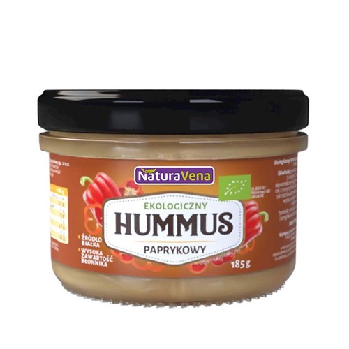 BIO Hummus paprykowy NaturaVena 185 g