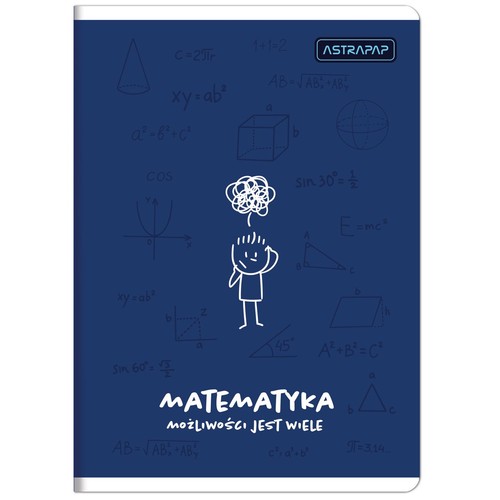 Zeszyt tematyczny Astrapap A5 60k kratka Matematyka ASTRA 1 sztuka