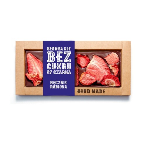 Czekolada ciemna bez dodatku cukru z dodatkiem pistacji i migdałów Cukiernia Staropolska 105 g