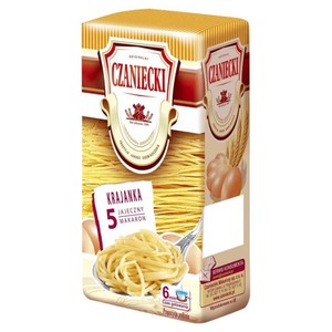 Makaron krajanka 5 jajeczny z dodatkiem kurkumy Czaniecki 250 g