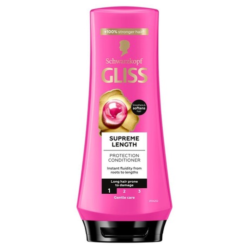 Odżywka do włosów długich i podatnych na zniszczenia GLISS Supreme Length  Schwarzkopf 200 ml