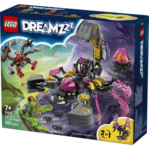 DREAMZzz™ Koszmarna skorpionowa koparka 71513, zabawka LEGO 1 sztuka