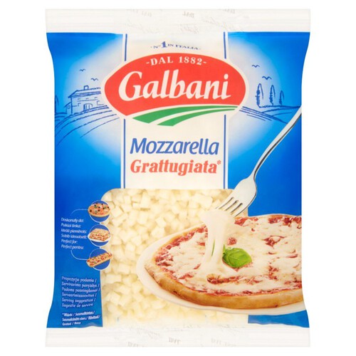 Ser mozzarella półtłusty wiórki Galbani 150 g