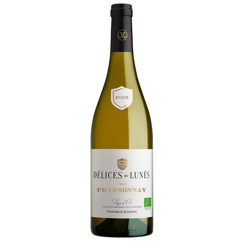 Wino białe Chardonnay alk. 12,5% obj. Délices de Lunes 750 ml