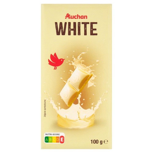 Czekolada biała Auchan 100 g