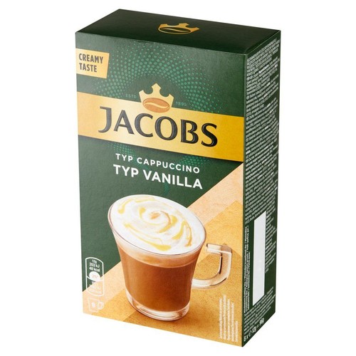 Cappuccino o smaku waniliowym Jacobs 8 x 12 g