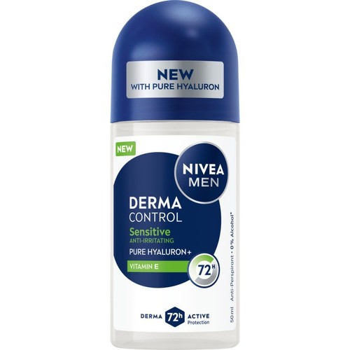 Antyperspirant w kulce Derma Control Sensitive NIVEA MEN 50 ml