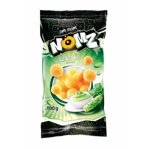 Chrupki kukurydziane wasabi NOMZ 100 g