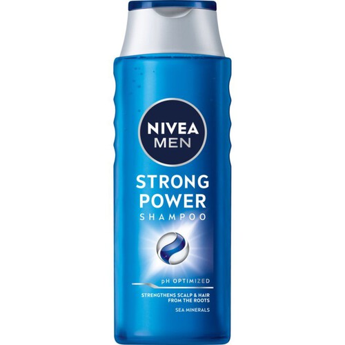 Nivea - Men szampon do włosów strong power dla mężczyzn NIVEA 400 ml