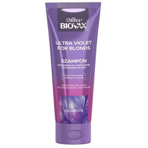 Ultra Violet For Blonds Szampon intensywnie regenerujący   Biovax 200 ml