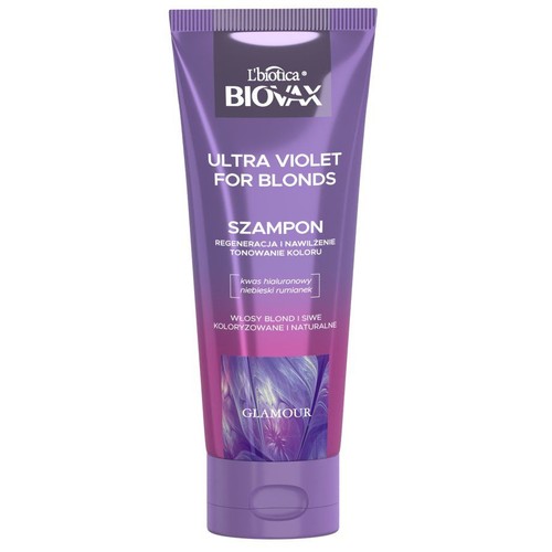 Ultra Violet For Blonds Szampon intensywnie regenerujący   Biovax 200 ml