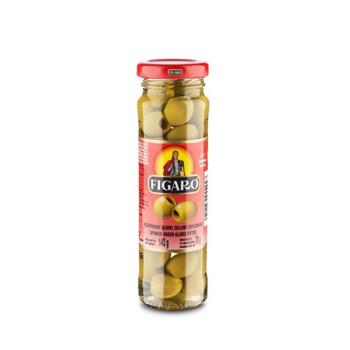 Hiszpańskie oliwki zielone drylowane pasteryzowane Figaro 142 g