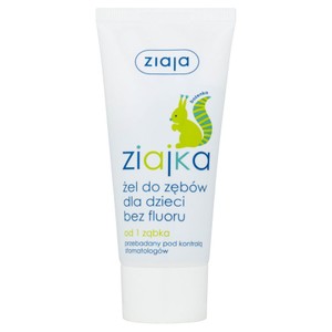 Żel do zębów dla dzieci bez fluoru od 1 ząbka ZIAJA 50 ml