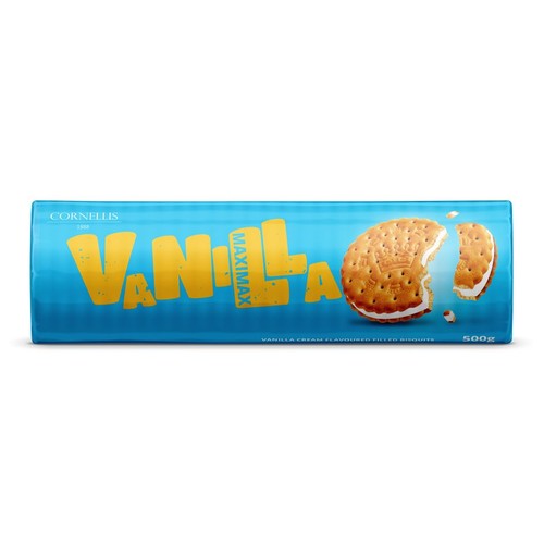 Ciastka z nadzieniem o smaku waniliowym Cornellis 1888 500 g