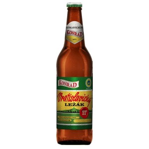 Piwo Vratislavicky lager alk. 4,8% obj. Konrad 500 ml
