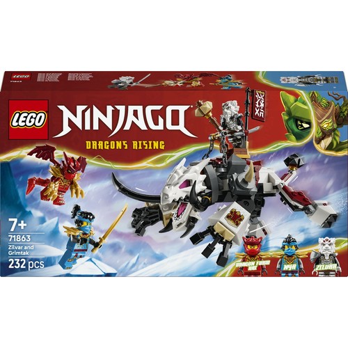 NINJAGO Zilvar i smocza bestia Grimtak 71863 LEGO 1 sztuka