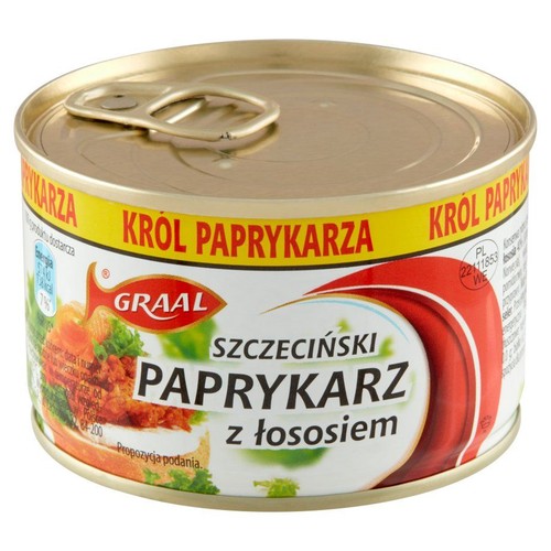 Paprykarz szczeciński z łososiem  Graal 165 g