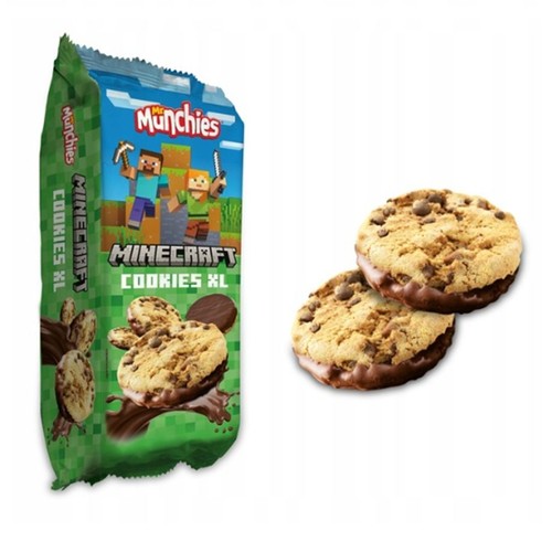 Ciastka czekoladowe Minecraft XL   Mr.Munchies 140 g