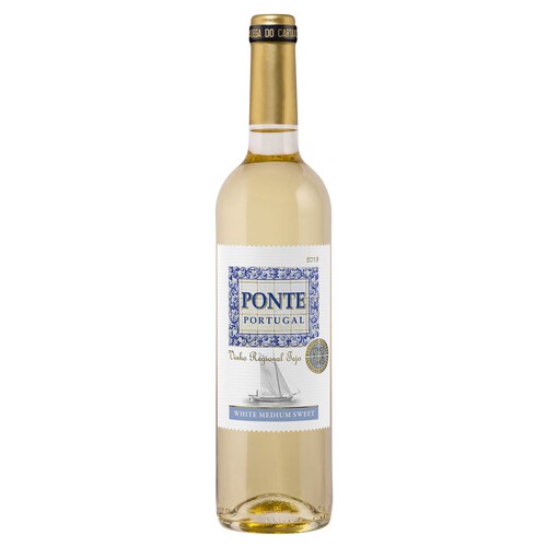 Wino białe półsłodkie PONTE PORTUGAL 750 ml