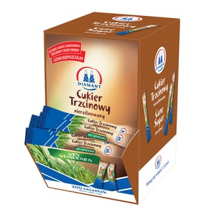 Cukier trzcinowy nierafinowany Dry Demerara w saszetkach Diamant 1 kg