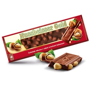 Nussbeisser czekolada mleczna z całymi orzechami laskowymi  Nussbeisser 220 g