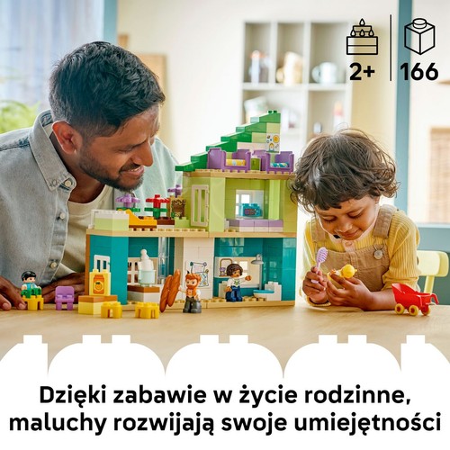 DUPLO® Moje miasteczko Nowoczesny dom rodzinny 3 w 1 z figurkami 10470 LEGO 1 sztuka
