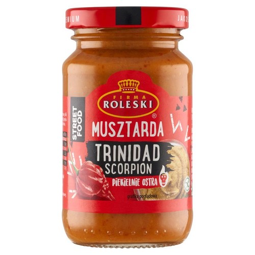 Musztarda Trinidad Scorpion piekielnie ostra Roleski 210 g