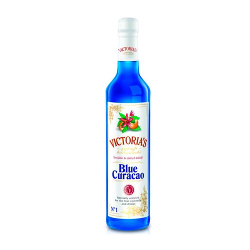 Syrop barmański Blue Curacao Victorias 490 ml